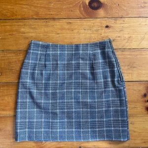 Plaid Mini Skirt (matching blazer avail)